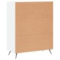 vidaXL Cómoda madera de ingeniería blanco 69,5x34x90 cm vidaXL Cómoda madera de ingeniería blanco 69,5x34x90 cm