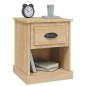 vidaXL Mesitas de noche 2 uds madera contrachapada roble 39x39x47,5 cm vidaXL Mesitas de noche 2 uds madera contrachapada roble 39x39x47,5 cm