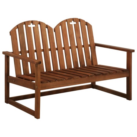 vidaXL Banco de jardín 110 cm madera de acacia maciza 