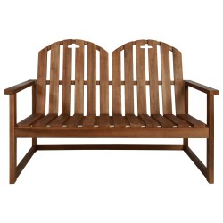 vidaXL Banco de jardín 110 cm madera de acacia maciza 
