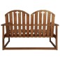 vidaXL Banco de jardín 110 cm madera de acacia maciza vidaXL Banco de jardín 110 cm madera de acacia maciza