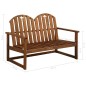 vidaXL Banco de jardín 110 cm madera de acacia maciza vidaXL Banco de jardín 110 cm madera de acacia maciza