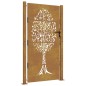 vidaXL Puerta de jardín acero corten diseño árbol 105x180 cm vidaXL Puerta de jardín acero corten diseño árbol 105x180 cm