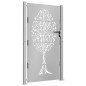 vidaXL Puerta de jardín acero corten diseño árbol 105x180 cm vidaXL Puerta de jardín acero corten diseño árbol 105x180 cm