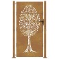 vidaXL Puerta de jardín acero corten diseño árbol 105x180 cm vidaXL Puerta de jardín acero corten diseño árbol 105x180 cm