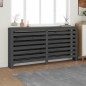 vidaXL Cubierta de radiador madera maciza de pino gris 169x19x84 cm vidaXL Cubierta de radiador madera maciza de pino gris 169x19x84 cm