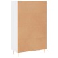 vidaXL Aparador alto madera de ingeniería blanco 69,5x31x115 cm vidaXL Aparador alto madera de ingeniería blanco 69,5x31x115 cm
