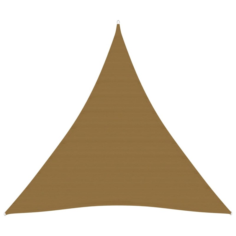 vidaXL Toldo de vela gris taupe HDPE 160 g/m² 4,5x4,5x4,5 m vidaXL Toldo de vela gris taupe HDPE 160 g/m² 4,5x4,5x4,5 m