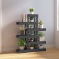 vidaXL Soporte para plantas madera maciza pino gris 85x25x109,5 cm vidaXL Soporte para plantas madera maciza pino gris 85x25x109,5 cm
