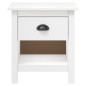 vidaXL Mesitas de noche 2 uds Hill madera maciza de pino 46x35x49,5 cm