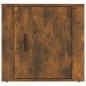 vidaXL Mesitas de noche 2 unidades color roble ahumado 50x39x47 cm vidaXL Mesitas de noche 2 unidades color roble ahumado 50x39x47 cm