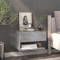 vidaXL Mesita de noche de pared 2 uds color gris Sonoma vidaXL Mesita de noche de pared 2 uds color gris Sonoma