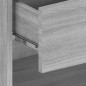 vidaXL Mesita de noche de pared 2 uds color gris Sonoma vidaXL Mesita de noche de pared 2 uds color gris Sonoma