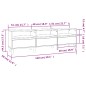 vidaXL Mueble de TV madera contrachapada negro 150x30x44,5 cm vidaXL Mueble de TV madera contrachapada negro 150x30x44,5 cm