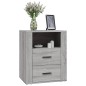 vidaXL Mesita de noche madera contrachapada gris Sonoma 50x36x60 cm vidaXL Mesita de noche madera contrachapada gris Sonoma 50x36x60 cm