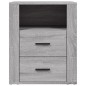 vidaXL Mesita de noche madera contrachapada gris Sonoma 50x36x60 cm vidaXL Mesita de noche madera contrachapada gris Sonoma 50x36x60 cm