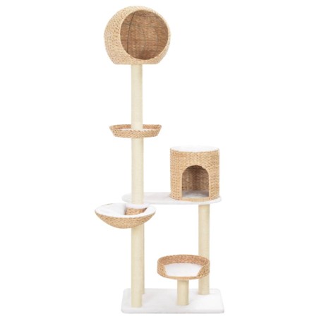 vidaXL Rascador para gatos de hierba marina con poste de sisal 