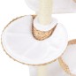 vidaXL Rascador para gatos de hierba marina con poste de sisal 