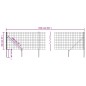 vidaXL Cerca de alambre con pinchos de anclaje gris antracita 1x25 m vidaXL Cerca de alambre con pinchos de anclaje gris antracita 1x25 m