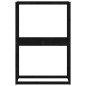 vidaXL Soporte neumáticos madera maciza de pino negro 120x40x180 cm vidaXL Soporte neumáticos madera maciza de pino negro 120x40x180 cm