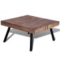 vidaXL Mesa de centro cuadrada de madera de teca reciclada vidaXL Mesa de centro cuadrada de madera de teca reciclada