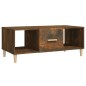 vidaXL Mesa de centro madera contrachapada roble ahumado 102x50x40 cm vidaXL Mesa de centro madera contrachapada roble ahumado 102x50x40 cm