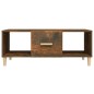 vidaXL Mesa de centro madera contrachapada roble ahumado 102x50x40 cm vidaXL Mesa de centro madera contrachapada roble ahumado 102x50x40 cm