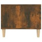 vidaXL Mesa de centro madera contrachapada roble ahumado 102x50x40 cm vidaXL Mesa de centro madera contrachapada roble ahumado 102x50x40 cm