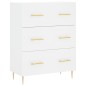 vidaXL Aparador de madera de ingeniería blanco 69,5x34x90 cm vidaXL Aparador de madera de ingeniería blanco 69,5x34x90 cm