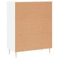vidaXL Aparador de madera de ingeniería blanco 69,5x34x90 cm vidaXL Aparador de madera de ingeniería blanco 69,5x34x90 cm