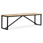 vidaXL Banco de madera de mango maciza 160x35x45 cm vidaXL Banco de madera de mango maciza 160x35x45 cm