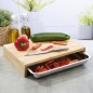 HI Tabla de cortar con bandeja bambú 38x27x7 cm HI Tabla de cortar con bandeja bambú 38x27x7 cm