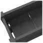 vidaXL Jardinera de madera maciza de pino gris 112x25x66 cm vidaXL Jardinera de madera maciza de pino gris 112x25x66 cm