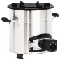 vidaXL Cocina leña ventilador USB acero inoxidable plata 35,5x26x28 cm vidaXL Cocina leña ventilador USB acero inoxidable plata 35,5x26x28 cm