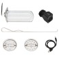 vidaXL Cocina leña ventilador USB acero inoxidable plata 35,5x26x28 cm vidaXL Cocina leña ventilador USB acero inoxidable plata 35,5x26x28 cm
