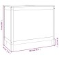 vidaXL Baúl para la colada madera maciza de pino negro 88,5x44x76 cm vidaXL Baúl para la colada madera maciza de pino negro 88,5x44x76 cm