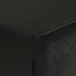 vidaXL Aparador de hierro y madera maciza de mango negro 55x30x77 cm vidaXL Aparador de hierro y madera maciza de mango negro 55x30x77 cm