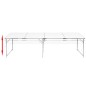 Mesita plegable de aluminio camping con 240 x 60 cm Mesita plegable de aluminio camping con 240 x 60 cm