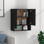 vidaXL Armario de pared madera contrachapada negro 60x31x70 cm vidaXL Armario de pared madera contrachapada negro 60x31x70 cm