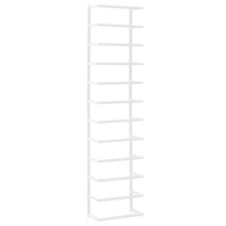 vidaXL Toallero de acero blanco 24x12x96 cm