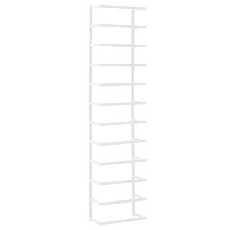 vidaXL Toallero de acero blanco 24x12x96 cm