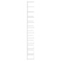 vidaXL Toallero de acero blanco 24x12x96 cm vidaXL Toallero de acero blanco 24x12x96 cm