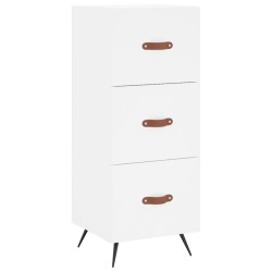 vidaXL Aparador madera de ingeniería blanco 34,5x34x90 cm
