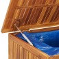 vidaXL Caja de almacenaje jardín con ruedas madera acacia 150x50x58 cm vidaXL Caja de almacenaje jardín con ruedas madera acacia 150x50x58 cm