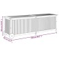 vidaXL Caja de almacenaje jardín con ruedas madera acacia 150x50x58 cm vidaXL Caja de almacenaje jardín con ruedas madera acacia 150x50x58 cm