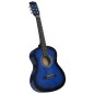 vidaXL Set de guitarra clásica niños principiantes 8 pzas azul 3/4 36" vidaXL Set de guitarra clásica niños principiantes 8 pzas azul 3/4 36"