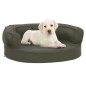 vidaXL Colchón para cama de perro ergonómico aspecto lino gris 60x42cm vidaXL Colchón para cama de perro ergonómico aspecto lino gris 60x42cm