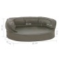 vidaXL Colchón para cama de perro ergonómico aspecto lino gris 60x42cm vidaXL Colchón para cama de perro ergonómico aspecto lino gris 60x42cm