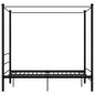 vidaXL Estructura de cama con dosel metal negro 120x200 cm vidaXL Estructura de cama con dosel metal negro 120x200 cm