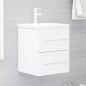 vidaXL Armario para lavabo madera contrachapada blanco 41x38,5x48 cm vidaXL Armario para lavabo madera contrachapada blanco 41x38,5x48 cm